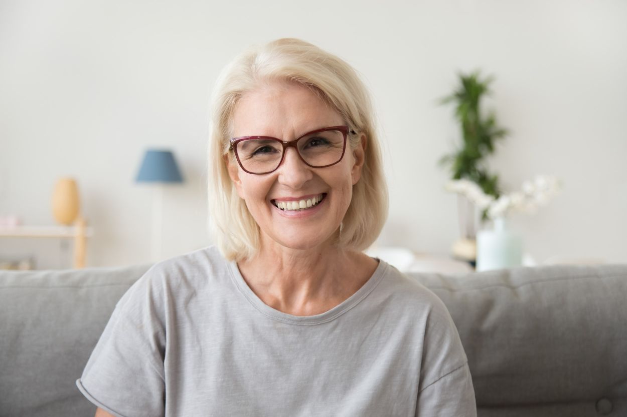 patient smiling